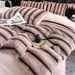 Winter Thickened Warm Rabbit Bedding Four-Piece Set High-End Double-Sided Coral Fleece Duvet Cover Milk Velvet Bed Sheet_maomaolike.com