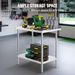 VEVOR 24 X 36 X 36 Inch Stainless Steel Work Table, Commercial Food Prep Worktable Heavy Duty Prep Worktable, Metal Work Table With Adjustable Height For Restaurant, Home And Hotel_maomaolike.com