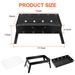 Portable BBQ Grill Foldable Charcoal Grill Lightweight Smoker Grill For Camping Picnics Garden Grilling_maomaolike.com