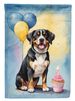 Entlebucher Mountain Dog Happy Birthday Garden Flag Mailbox Flag Decorative Yard Flag Banner Outside Patio Artwork Yard Flower Beds, Garden Size, Multicolor_maomaolike.com