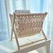 Floor-standing Hand-woven Cotton Rope Magazine Bookshelf Storage Rack Homestay Decoration Photo Props_maomaolike.com