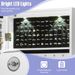 Lockable Wall Mount Mirrored Jewelry Cabinet With LED Lights_maomaolike.com
