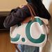 Travel Canvas Letter Print Large-capacity Tote Handbag Shoulder Casual Commuter Sports Gym Bag_maomaolike.com