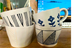 American Style Hand-Pour Coffee High-Value Ceramic Mug Beautiful Household Large Diameter Hand-Pinch Textured Water Cup_maomaolike.com