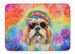 Shih Tzu Hippie Dawg Memory Foam Kitchen Mat Machine Washable Anti-Fatigue Mat Cushion Comfort Bath Mat Or Kitchen Rug_maomaolike.com