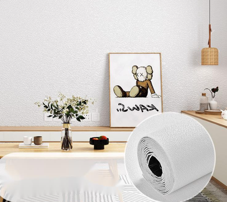 Self-Adhesive Waterproof Moisture-Proof TV Background Decorative Home Fabric Bedroom Bedside Stickers Wall Wallpaper_maomaolike.com
