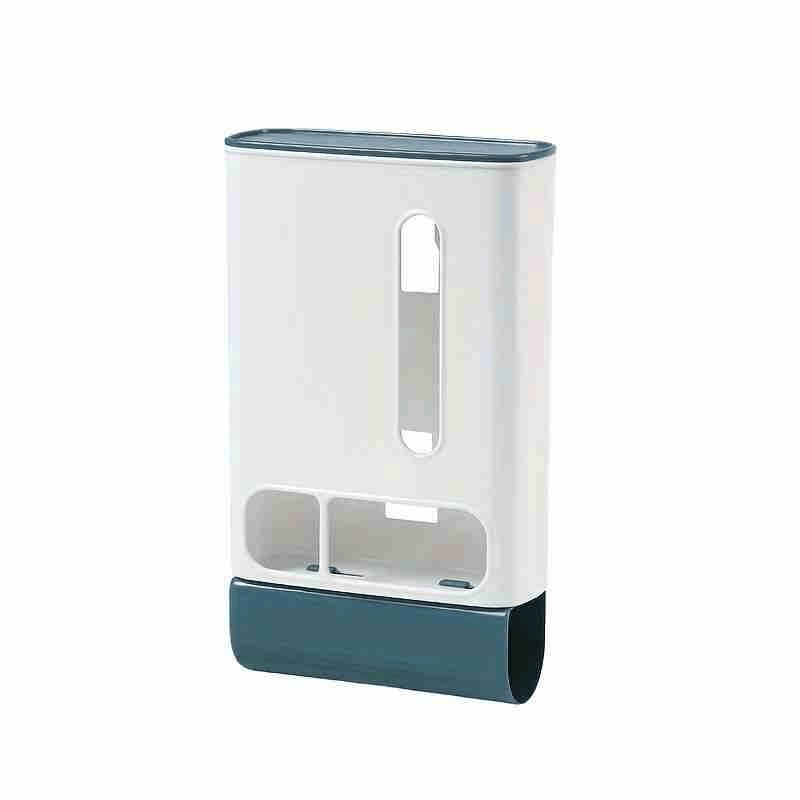 Plastic Bag Dispenser Wall Mounted Garbage Bag Holder Kitchen Wall Mount Bag Dispenser_maomaolike.com