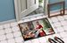 Cookies With Santa Claus Mrs. Claus Doormat Front Door Mat Indoor Outdoor Rugs For Entryway, Non Slip Washable Low Pile, 24H X 36W_maomaolike.com