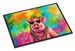 Hippie Animal Pig Doormat Front Door Mat Indoor Outdoor Rugs For Entryway, Non Slip Washable Low Pile, 24H X 36W_maomaolike.com