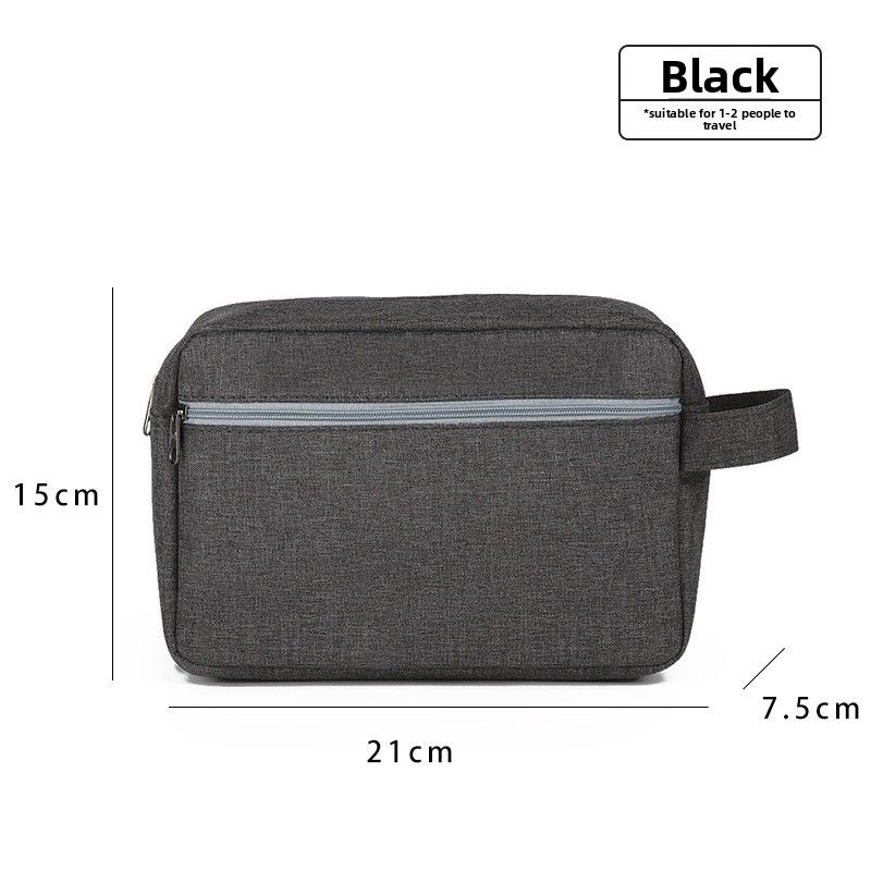 Business Gift Men's Toiletry Portable Travel Storage Large Capacity Waterproof Foldable Makeup Bag Dry Wet Separation_maomaolike.com