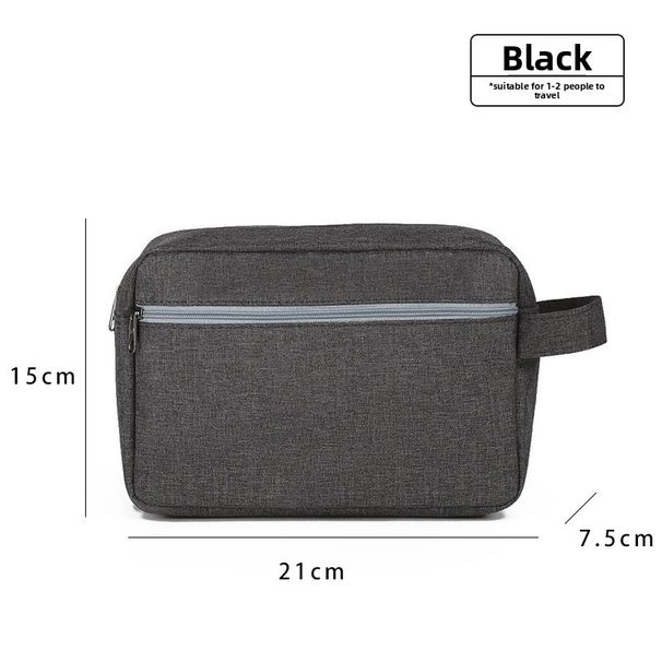 Business Gift Men's Toiletry Portable Travel Storage Large Capacity Waterproof Foldable Makeup Bag Dry Wet Separation_maomaolike.com