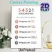 5-4-3-2-1 Grounding Painting Poster, Minimalist Neutral-toned Typographic Poster, Practical Emotional Regulation Guide Suitable For Office, Therapy_maomaolike.com
