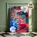 Islamic Calligraphy Painting Poster, Vibrant Floral Mixed-media Style Poster, Cultural Artistic Decor Ideal For Home, Prayer Space And Living Room_maomaolike.com