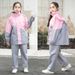 Kids Raincoat White | Waterproof Hooded Children Rain Jacket Home Office - 891_maomaolike.com