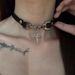 Yupsk Y2K Charm PU Leather Sexy Choker Vintage Necklaces For Women Swwet Cool Girls Goth Jewelry Accessories Gift_maomaolike.com