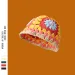 Hot Sale Korea Style Japanese Crochet Wool Mori Niche Mixed-color Flowers Hollow Beanie Knitted Bucket Hat Women_maomaolike.com