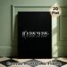 Motivational "It's You Vs You" Quote Painting Poster, Minimalist Monochrome Rain-effect Typography Poster, Inspiring Self-challenge Decor For Home_maomaolike.com