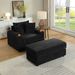 sofa With 2 Toss Pillows And A Ottoman ,Comfy Sofa- Deep Seat Couch For Living Room_maomaolike.com