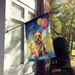 Norwich Terrier Happy Birthday House Flag Large Porch Sleeve Pole Decorative Outside Yard Banner Artwork Wall Hanging, Polyester, House Size, Multicolor_maomaolike.com