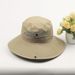 Hot Sale UV Protection Sun Protect Neck Fisherman Wide Brim Adjustable Sunscreen and Shading Hat Gift_maomaolike.com