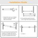 1Pc Tension Curtain Rod Spring Load Adjustable Curtain Pole Heavy-Duty Steel 4 Sizes For Bathroom Wardrobe Kitchen Balcony_maomaolike.com