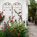 2 Pack Metal Garden Trellis 71" X 19.7" Rustproof Trellis For Climbing Plants Outdoor Flower Support Brown_maomaolike.com