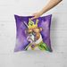 Boxer King Of Mardi Gras Throw Pillow Machine Washable, Indoor Outdoor Decorative Pillow For Couch, Bed Or Patio, 18Hx18W_maomaolike.com