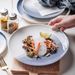 European Creative Ceramic Steak Western Tableware Pasta Household Round Dish Breakfast Cake Plate_maomaolike.com