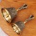 Brass Five-Pronged Vajra Three-Headed Demon-Subduing Pestle Handheld Home Living Room Ancestor Hall Bell Crafts Ornament Wholesale_maomaolike.com