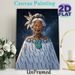 Maori Elderly Woman Painting Poster, Vibrant Traditional Tribal Tattoo Art Poster, Cultural Artistic Decor Suitable For Home, Living Room And Cultural_maomaolike.com