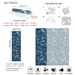 45*300cm Blue Floral Wallpaper | Peel & Stick Removable Waterproof | Vintage Botanical Wall Decor | Elegant European Style | Renter-Friendly_maomaolike.com