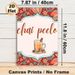 Chai Peelo Themed Painting Poster, Vibrant Ethnic Style Poster, Bohemian Patterned Border With Spiced Chai Cup, Warm Cozy Decor Ideal For Kitchen And_maomaolike.com