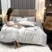 Bedding Set Four-Piece Ice Silk Summer Washable Cotton Sheet Duvet Three-Piece Dormitory Single Bed Cover Spring Autumn Style_maomaolike.com