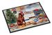 Redbone Coonhound Christmas Cookies Doormat Front Door Mat Indoor Outdoor Rugs For Entryway, Non Slip Washable Low Pile, 24H X 36W_maomaolike.com