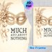Masquerade Mask & Shakespearean Quote Painting Poster, Vintage Elegant Pearl-adorned Mask With Rose And Ribbons Poster, Classic Literary-themed Decor_maomaolike.com