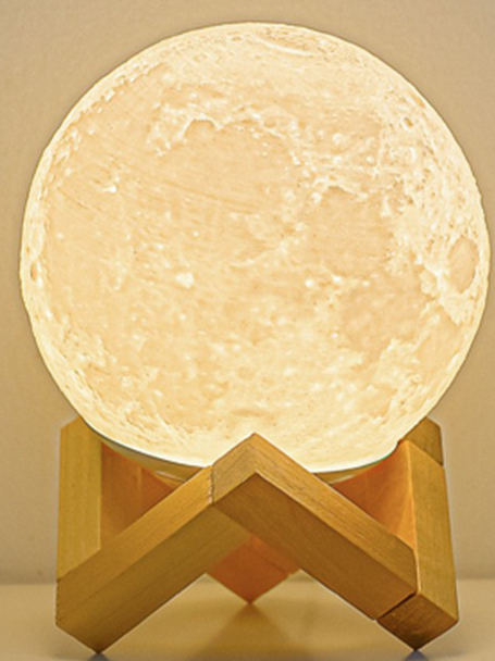 Nordic Table Bedroom Sleep Atmosphere Bedside Glass Night Light Starry Sky Moon Planet Lamp Gift_maomaolike.com