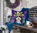 Havanese King Of Mardi Gras Throw Pillow Machine Washable, Indoor Outdoor Decorative Pillow For Couch, Bed Or Patio, 18Hx18W_maomaolike.com