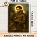 Saint Francis With Wildlife Painting Poster, Classic Oil Painting Style Poster, Peaceful Spiritual Artwork Featuring Saint Surrounded By Gentle Forest_maomaolike.com