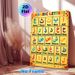 Arabic Letters Themed Painting Poster, Colorful Alphabet Chart Poster, Clear Bilingual Letter Display For Arabic Language Learning, Ideal For Study_maomaolike.com