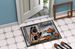 Keeshond Fall Kitchen Pumpkins Doormat Front Door Mat Indoor Outdoor Rugs For Entryway, Non Slip Washable Low Pile, 24H X 36W_maomaolike.com