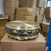 Brass Round Chinese Retro Ornament Home Indoor Incense Burner Treasure Basin Base Landscape Qilin Style_maomaolike.com