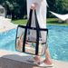 Beach New Transparent Swimming PVC Waterproof Clothing Storage Handheld Travel Large Capacity Makeup Toiletry Bag_maomaolike.com