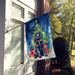 Black Cocker Spaniel Christmas Reindeer House Flag Large Porch Sleeve Pole Decorative Outside Yard Banner Artwork Wall Hanging, Polyester, House Size, Multicolor_maomaolike.com