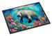 Manatee And Coral Reefs Doormat Front Door Mat Indoor Outdoor Rugs For Entryway, Non Slip Washable Low Pile, 24H X 36W_maomaolike.com