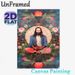 Jesus Meditation Painting Poster, Serene Spiritual Figure With Vibrant Floral Surrounding Poster, Peaceful Spiritual Decor Ideal For Home, Meditation_maomaolike.com