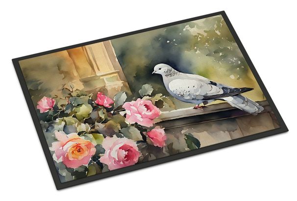 Pigeon Doormat Front Door Mat Indoor Outdoor Rugs For Entryway, Non Slip Washable Low Pile, 24H X 36W_maomaolike.com