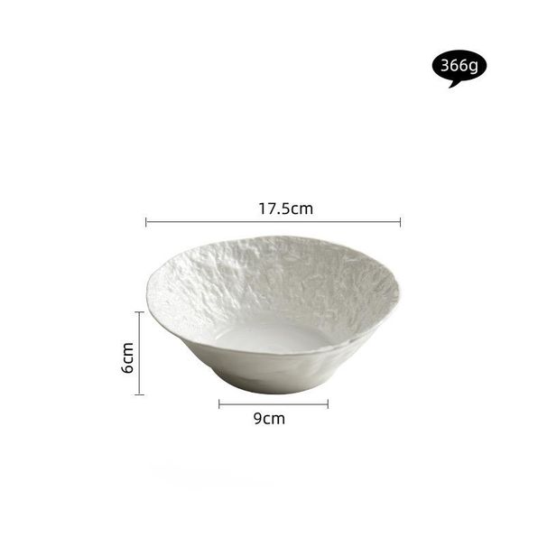 Rock Pattern Soup Household Large Hat-shaped Salad Creative Ceramic Noodle Bowl High-end Specialty Hotel Tableware_maomaolike.com