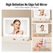 VEVOR Lighted Makeup Mirror 3 Color W/ Bluetooth USB Desktop Wall-mount 21.7in_maomaolike.com
