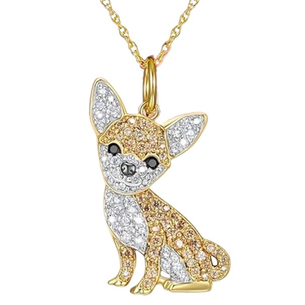 Exquisite And Cute Schnauzer Pendant Necklace For Women Elegant Pet Puppy Jewelry Animal Accessories Dog Lovers Gift_maomaolike.com
