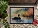 Black Swan Doormat Front Door Mat Indoor Outdoor Rugs For Entryway, Non Slip Washable Low Pile, 24H X 36W_maomaolike.com